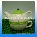 Hand painting ceramic teapot and cup set